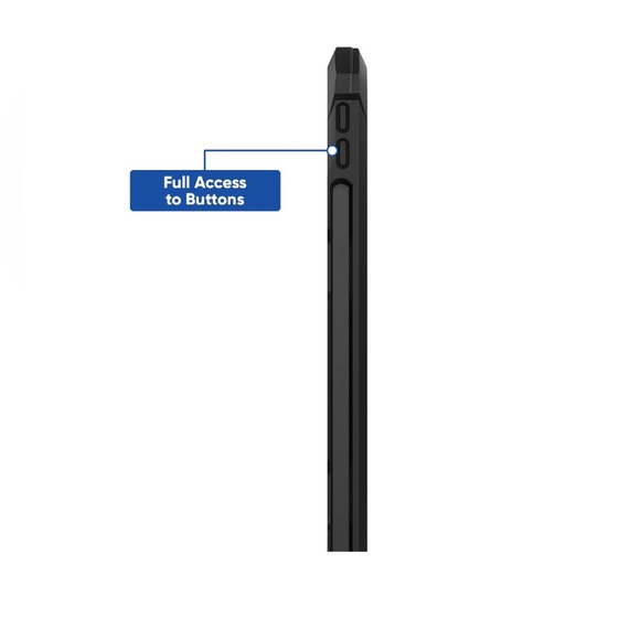 onn. Waterproof Tablet Case for iPad Pro 11" (3rd, 4th generation) - Black - Picture 7 of 7